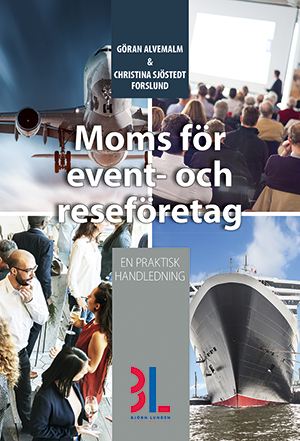 Bokomslag, Moms för event- och reseföretag